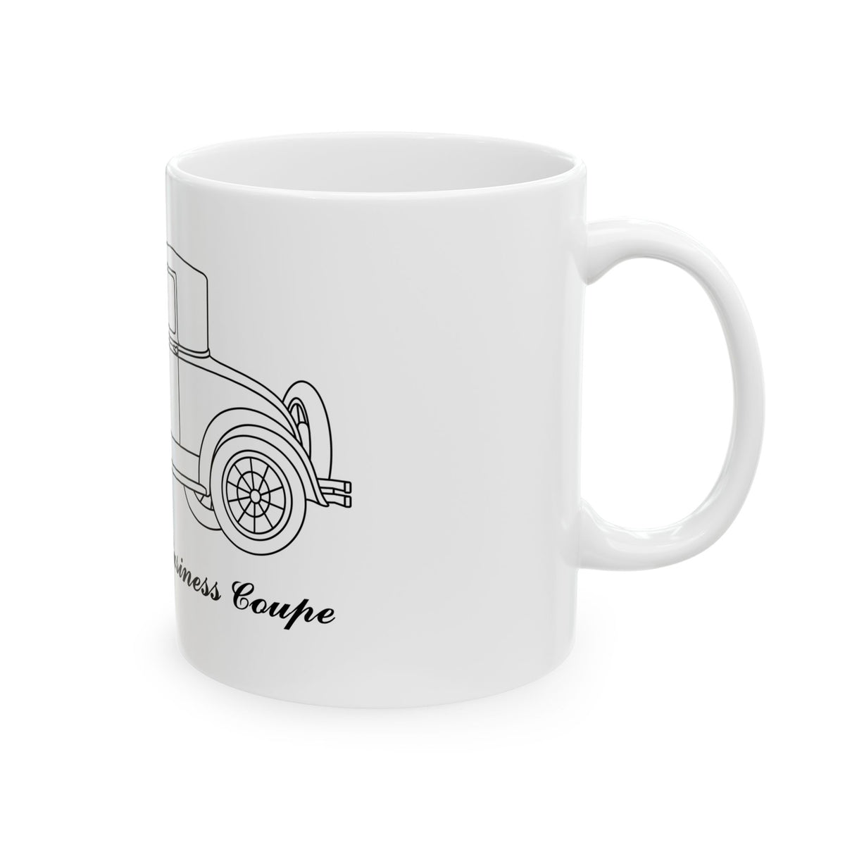 1928 Business Coupe White Mug