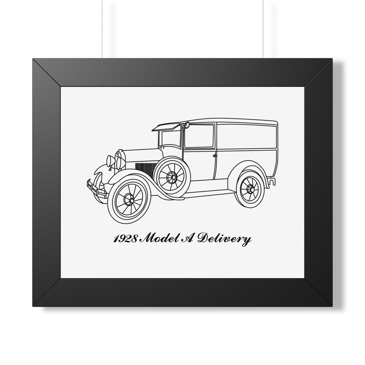 1928 Delivery Framed Drawing