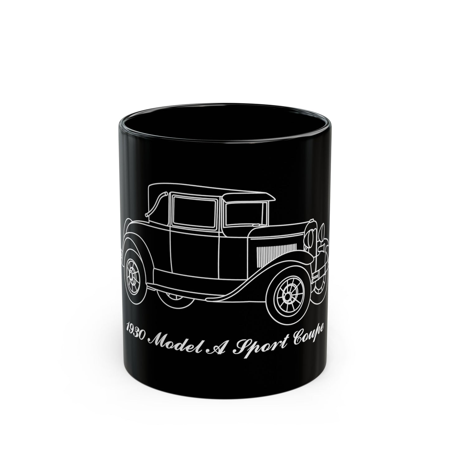 1930 Sport Coupe Black Mug