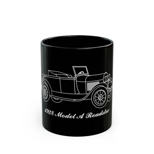 1928 Roadster Black Mug