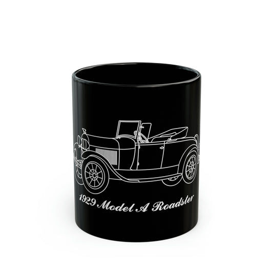 1929 Roadster Black Mug