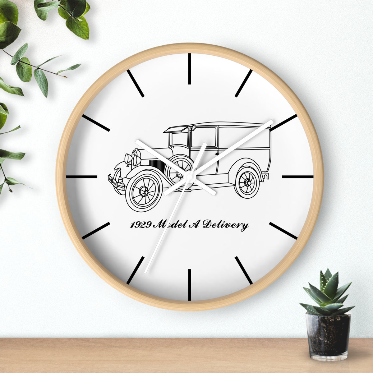 1929 Delivery Wall Clock