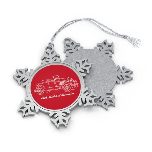 1928 Roadster Snowflake Ornament