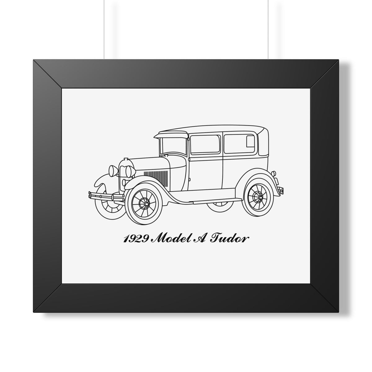 1929 Tudor Framed Drawing