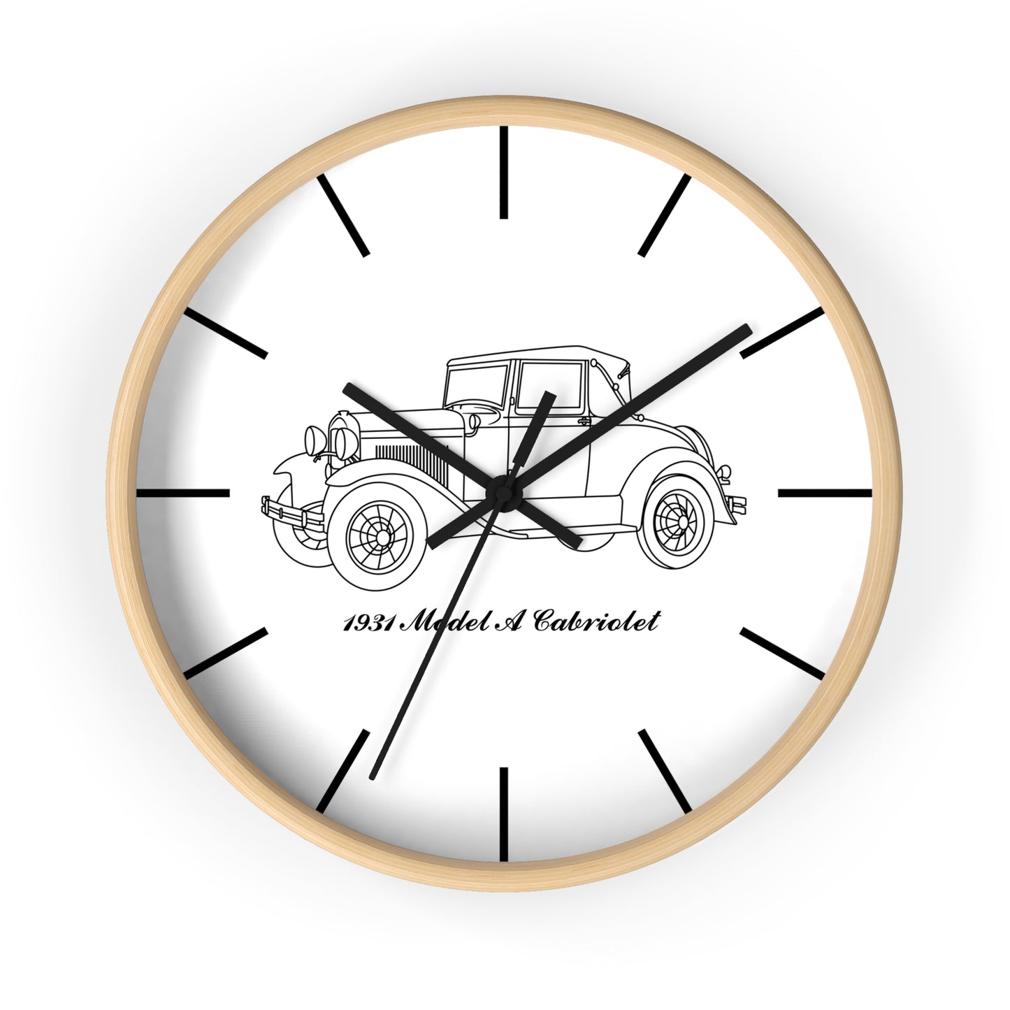 1931 Cabriolet Wall Clock