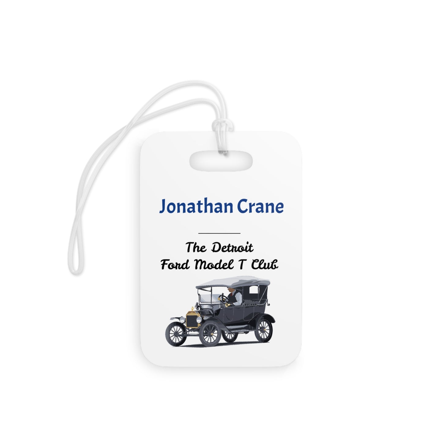 The Detroit Model T Ford Club - Jonathan Crane