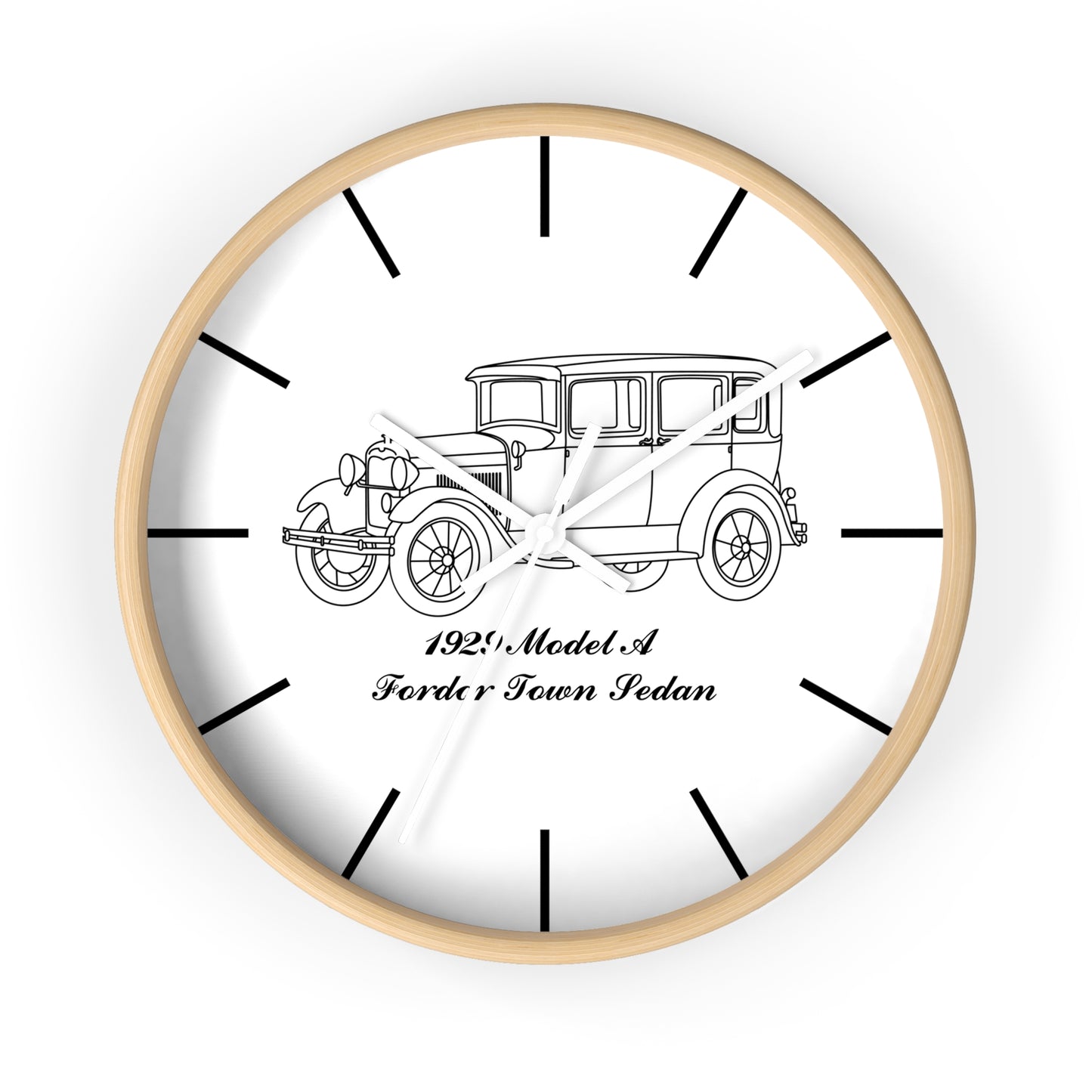 1929 Fordor Town Sedan Wall Clock