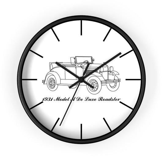 1931 De Luxe Roadster Wall Clock