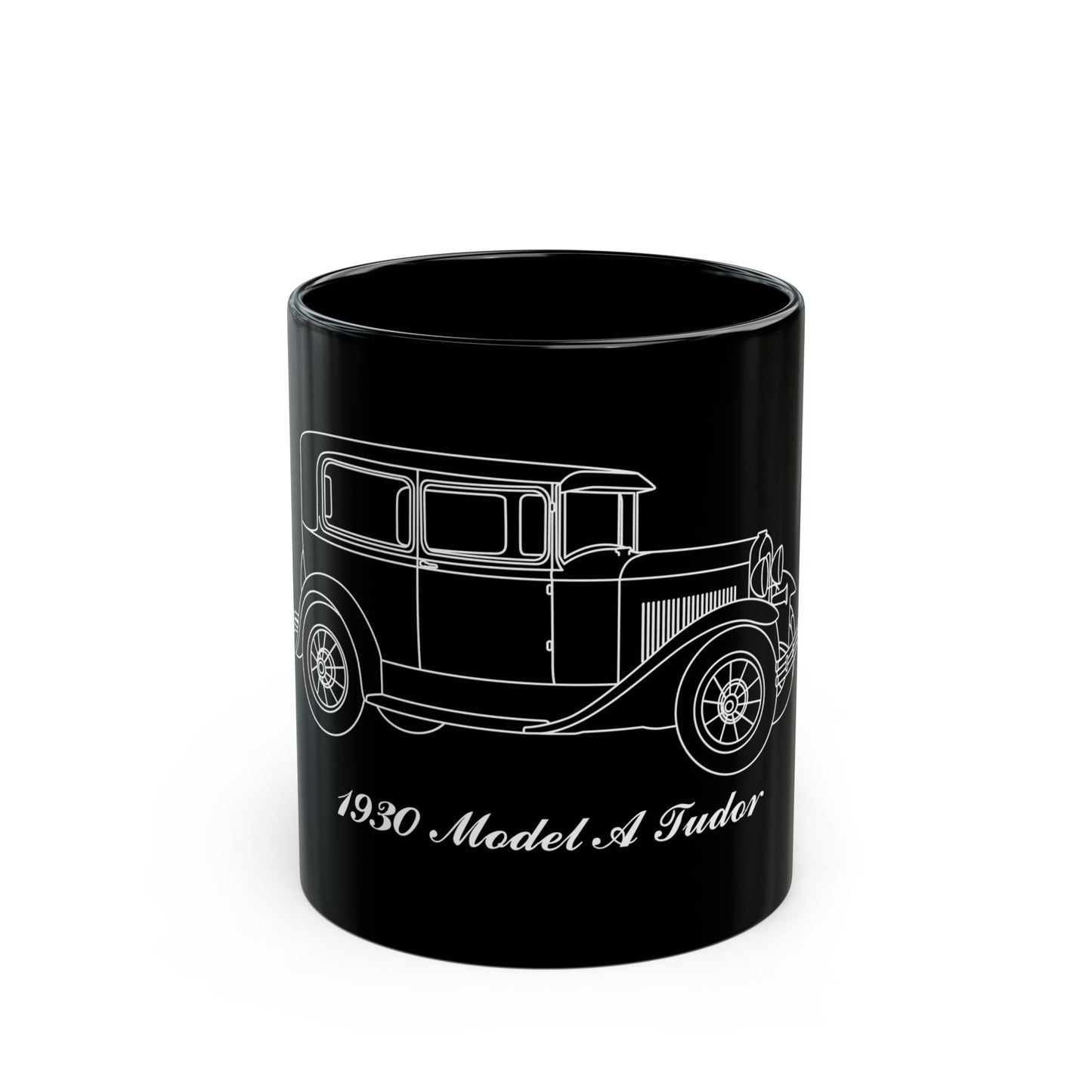 1930 Tudor Black Mug