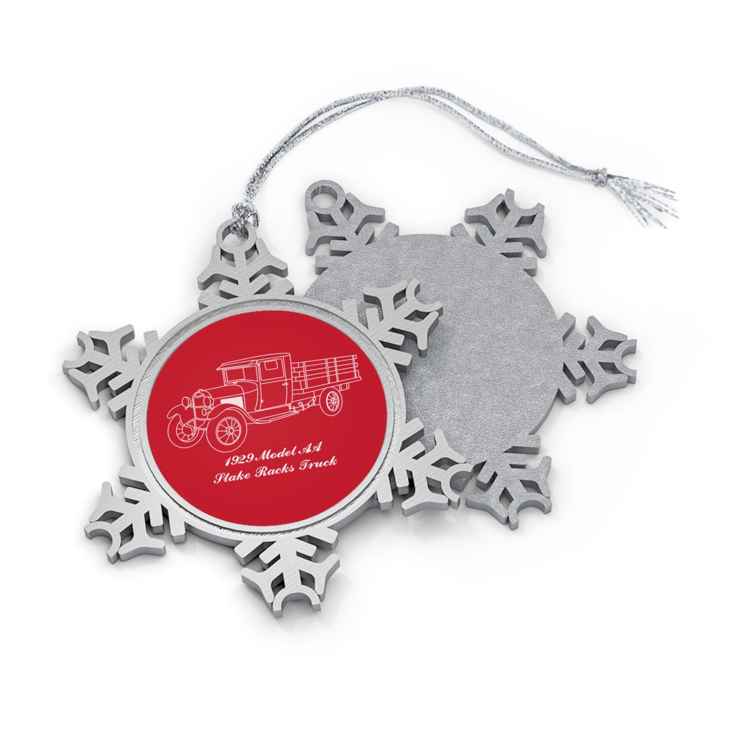 1929 AA Stake Racks Snowflake Ornament