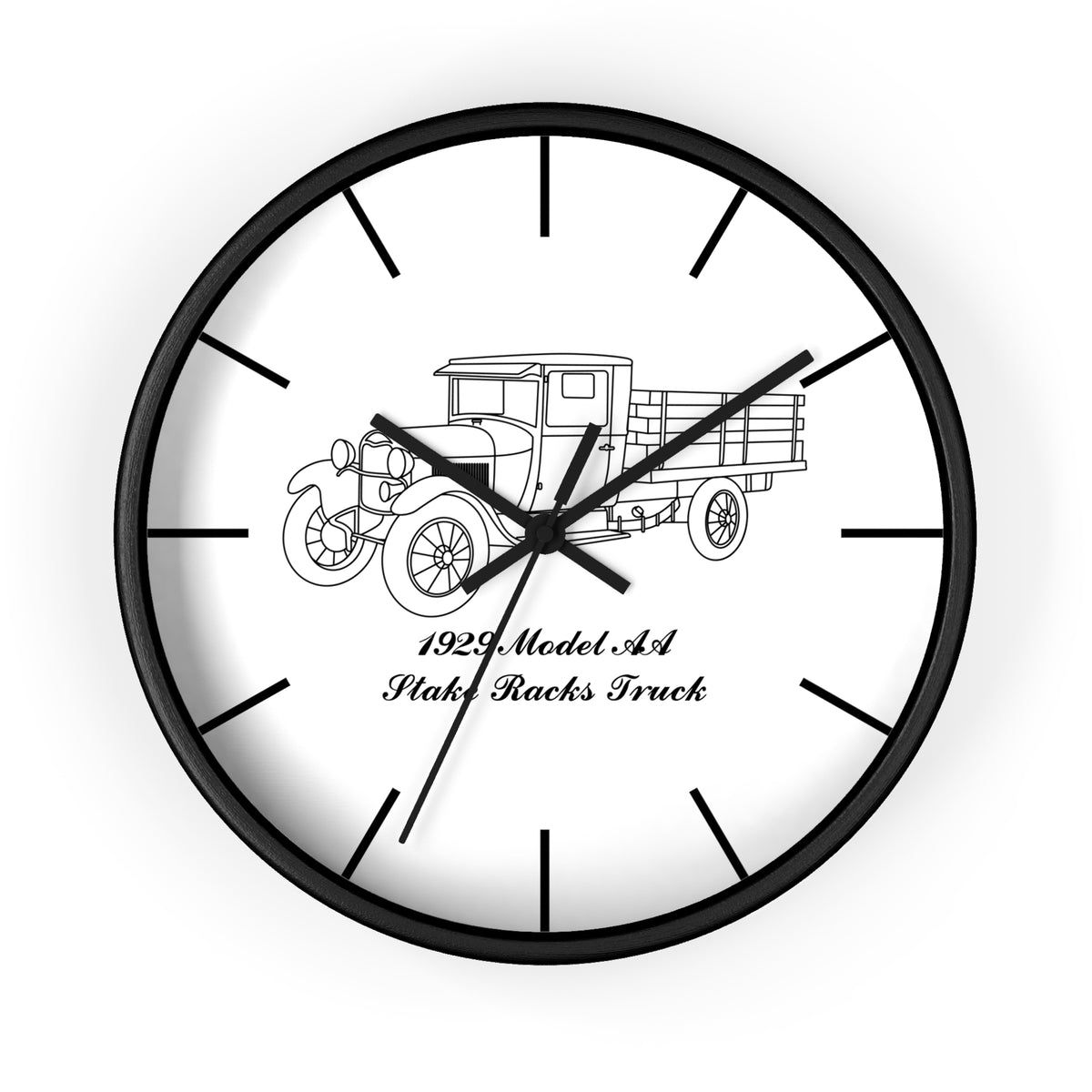 1929 AA Stake Racks Wall Clock