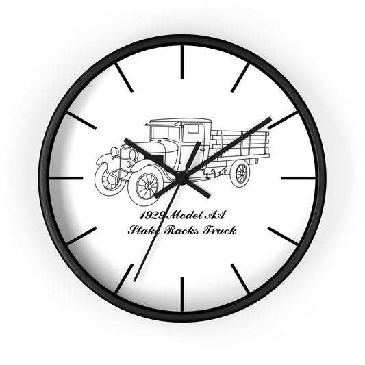 1929 AA Stake Racks Wall Clock
