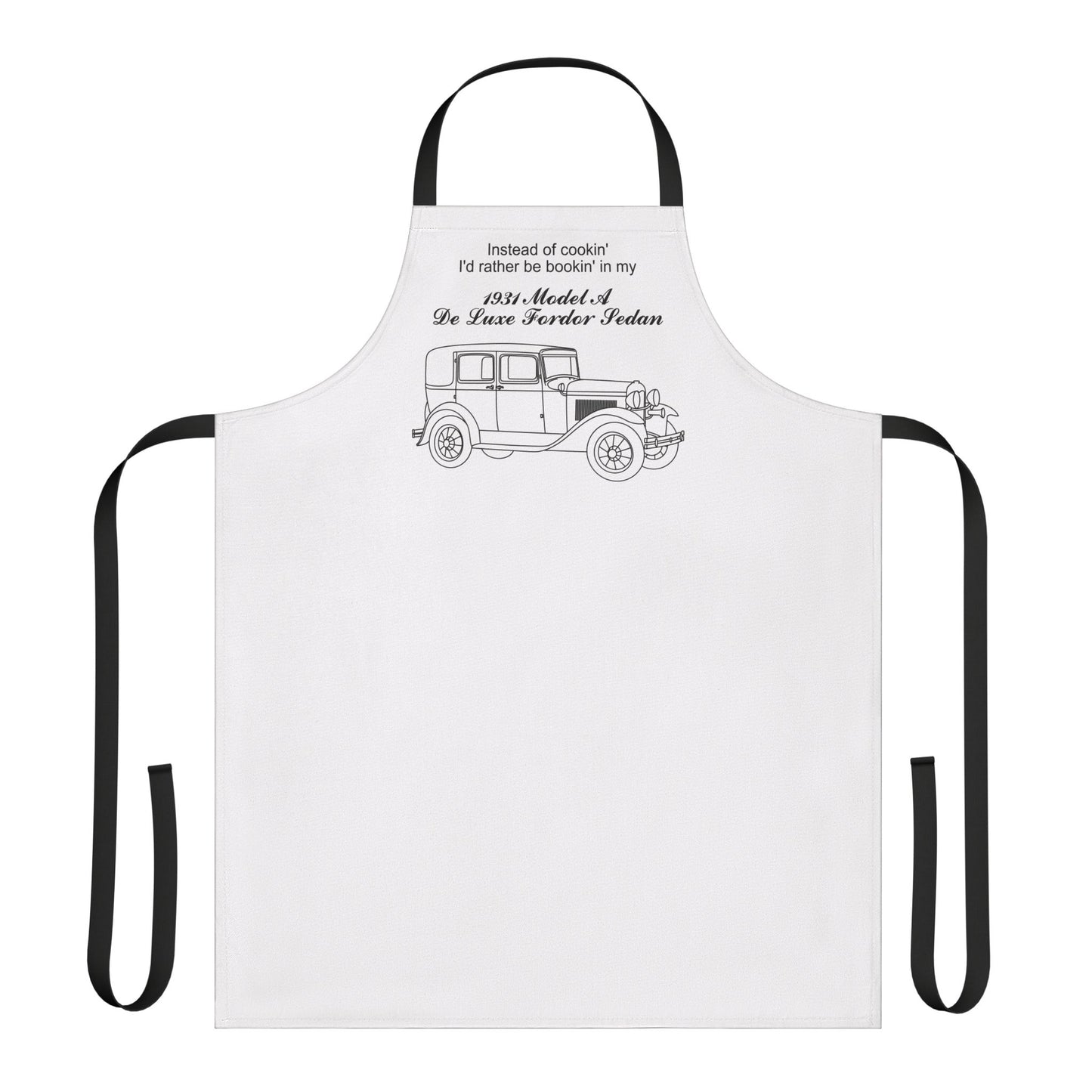 1931 De Luxe Fordor Sedan Cookin' Apron