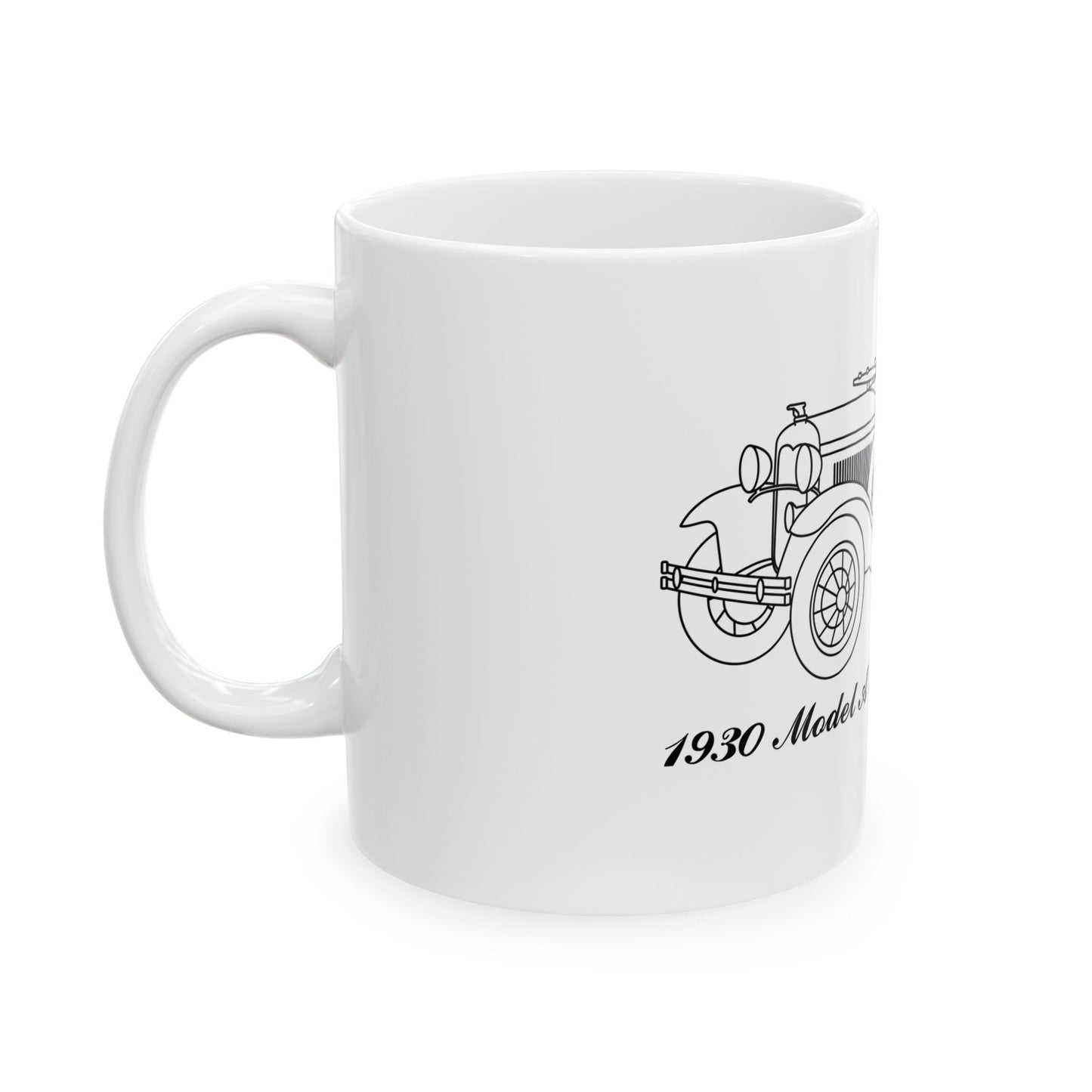 1930 De Luxe Roadster White Mug