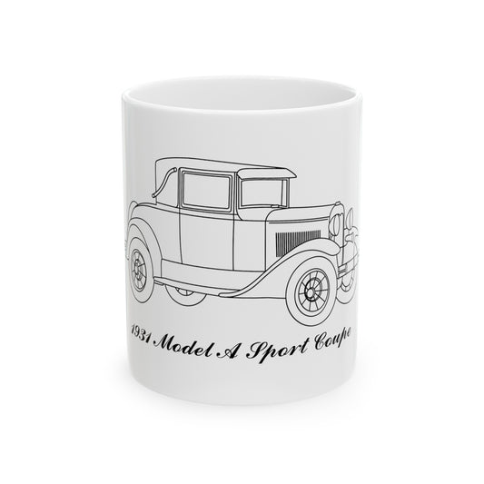 1931 Sport Coupe White Mug