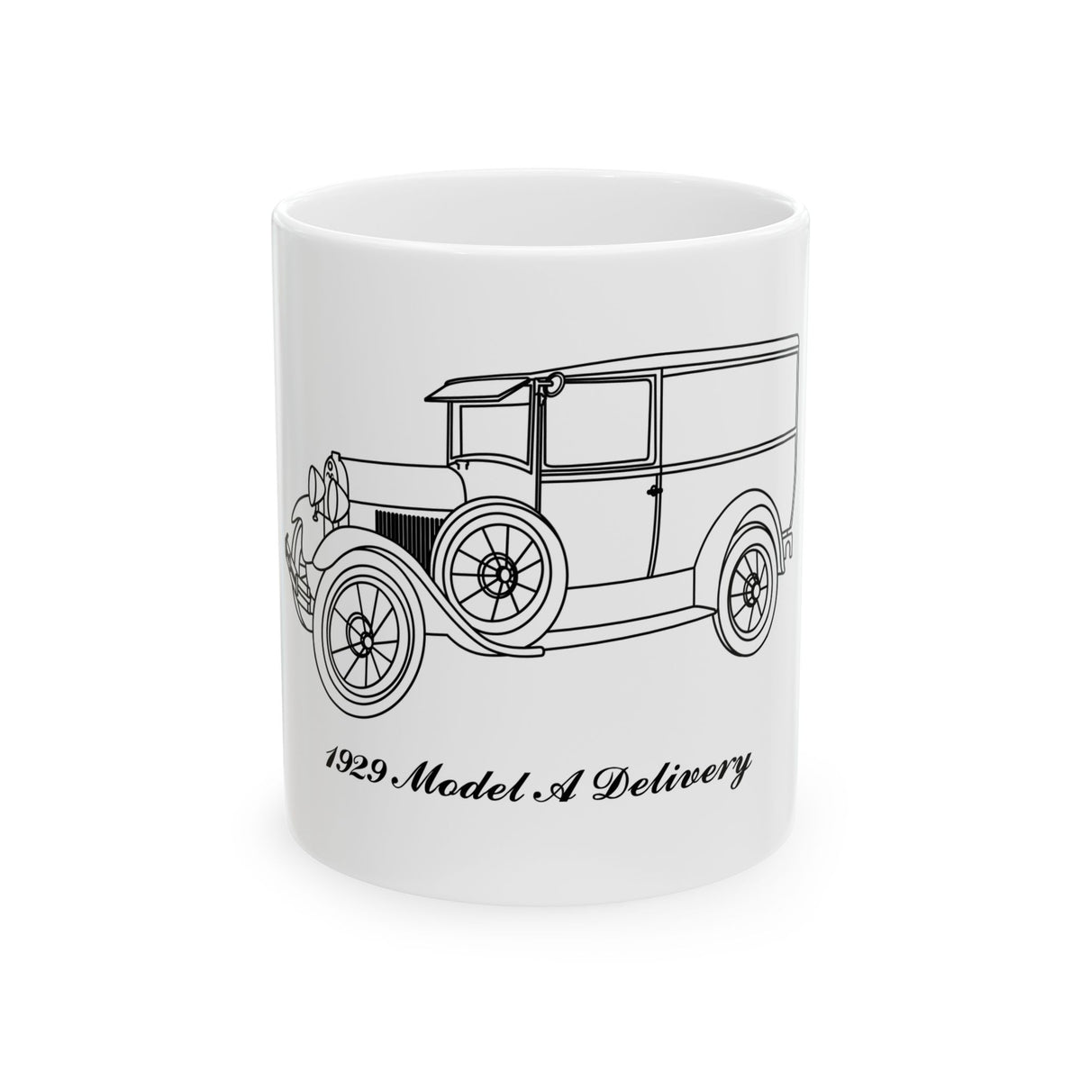 1929 Delivery White Mug