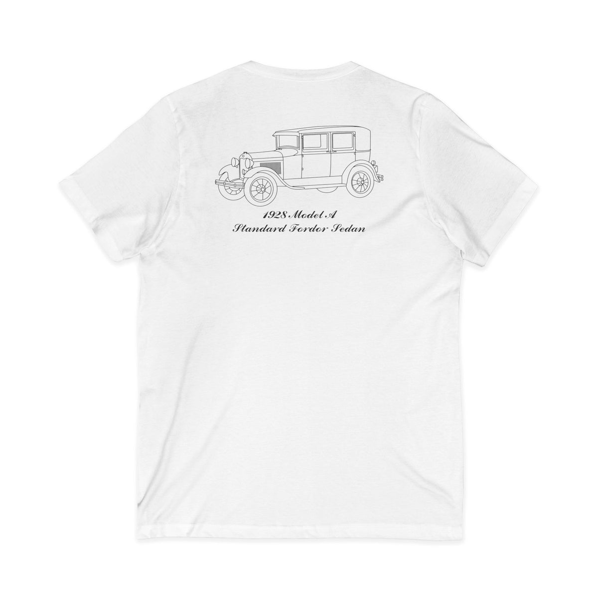 1928 Standard Fordor Sedan Women's V-Neck Shirt