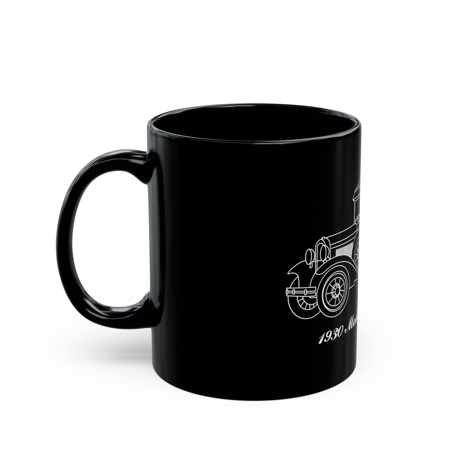 1930 Delivery Black Mug
