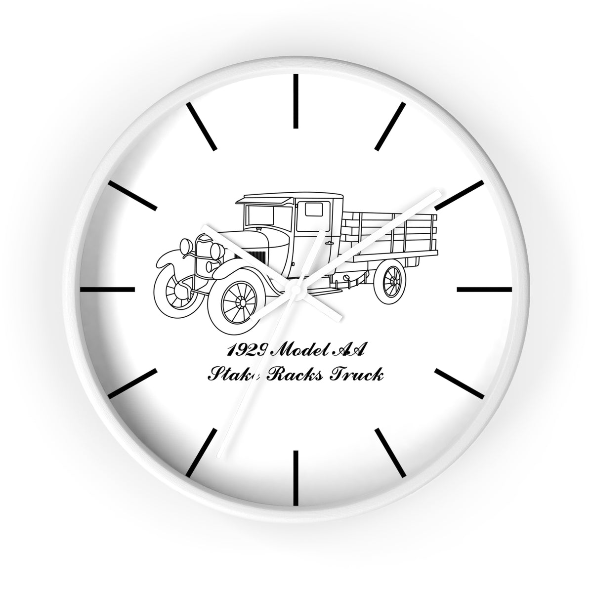 1929 AA Stake Racks Wall Clock