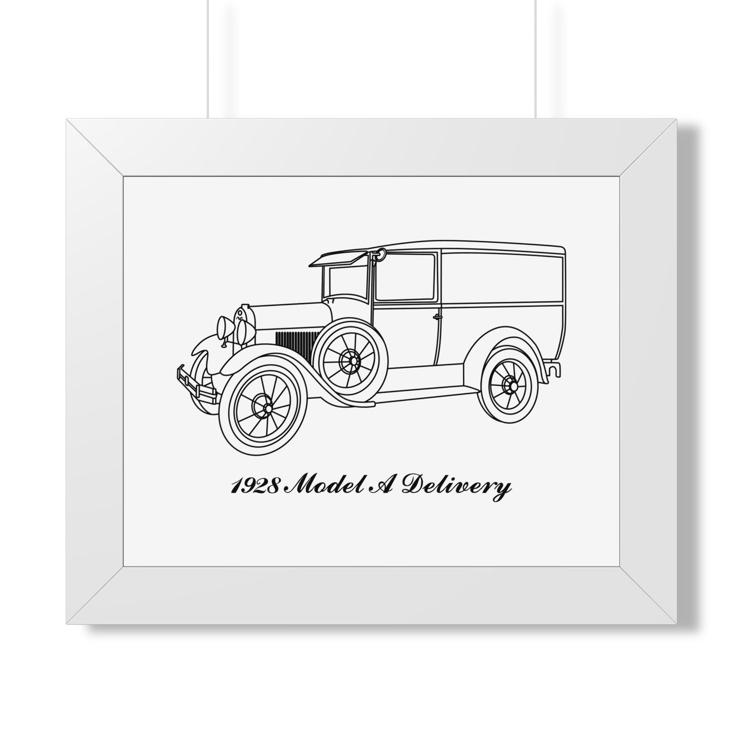 1928 Delivery Framed Drawing