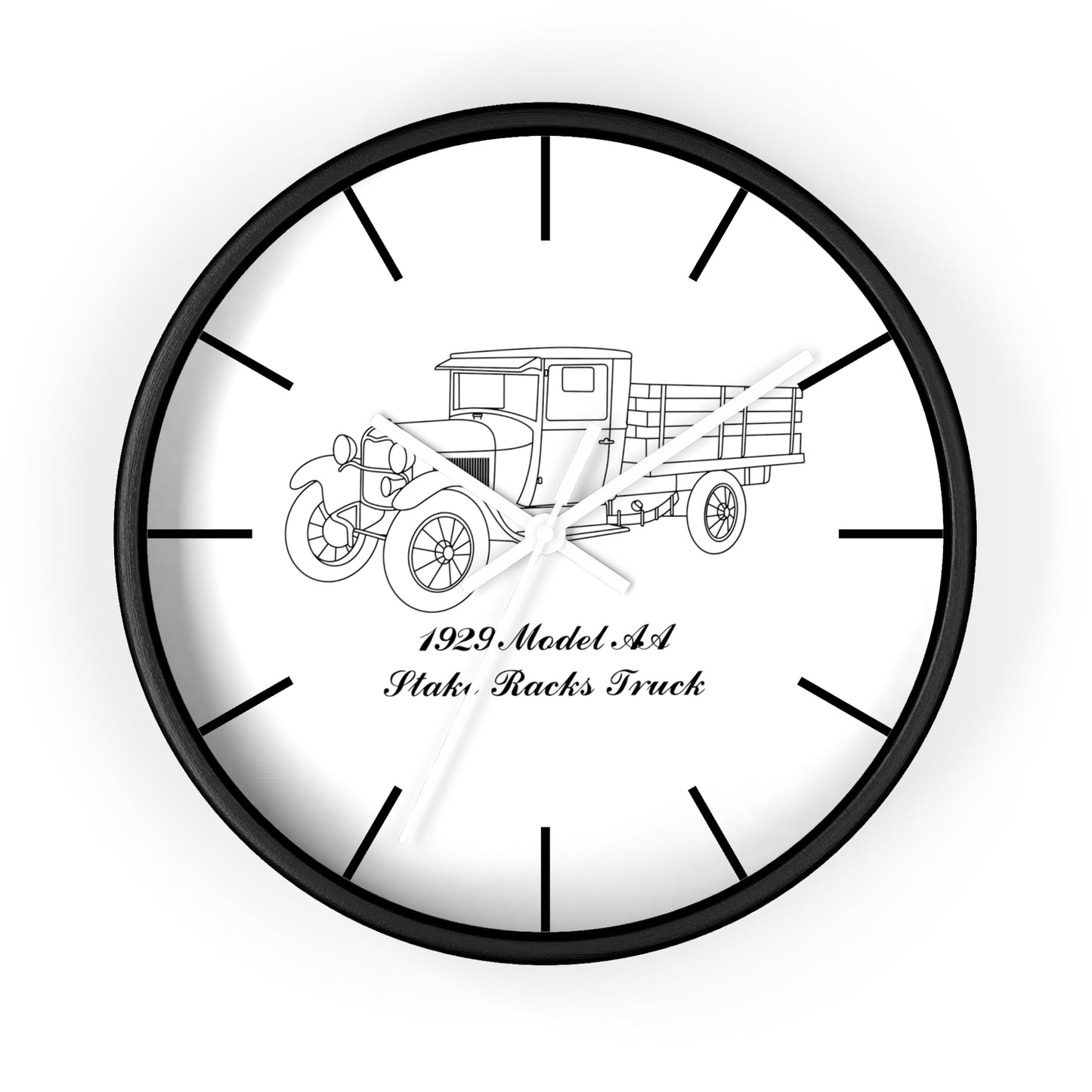 1929 AA Stake Racks Wall Clock