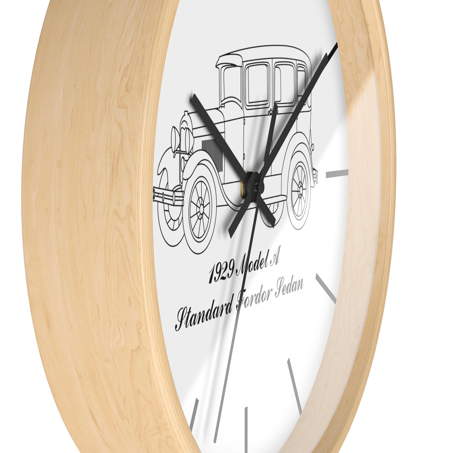 1929 Standard Fordor Sedan (3-Window) Wall Clock