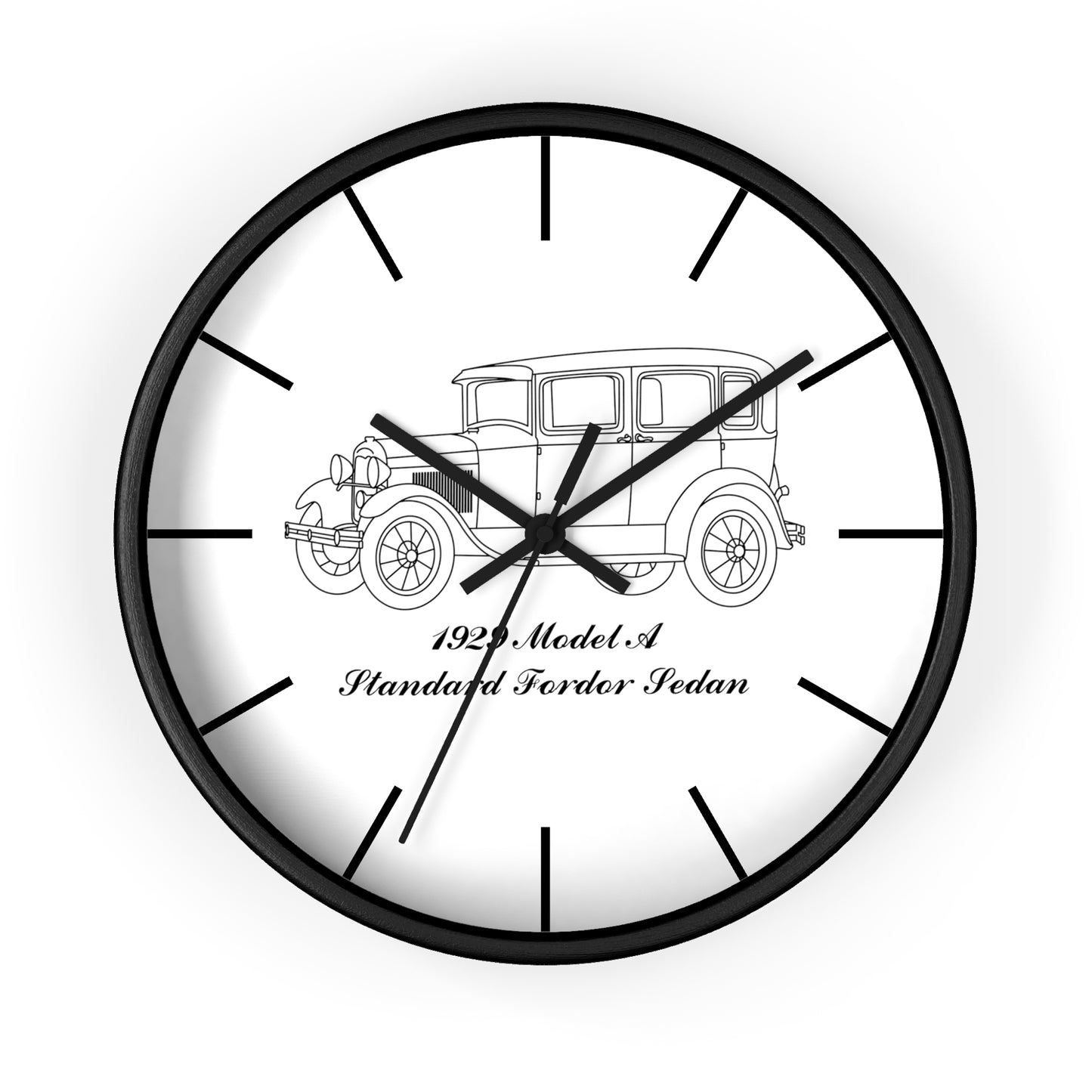 1929 Standard Fordor Sedan (3-Window) Wall Clock