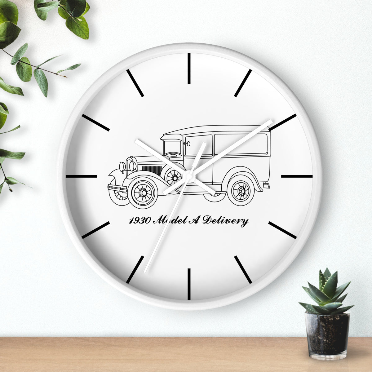 1930 Delivery Wall Clock