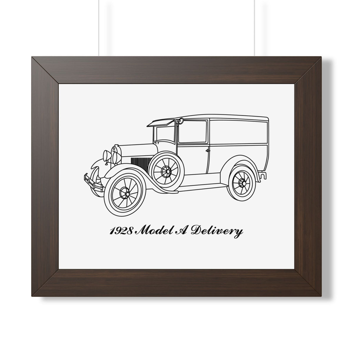 1928 Delivery Framed Drawing