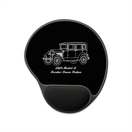 1929 Fordor Town Sedan Wrist Rest Mouse Pad