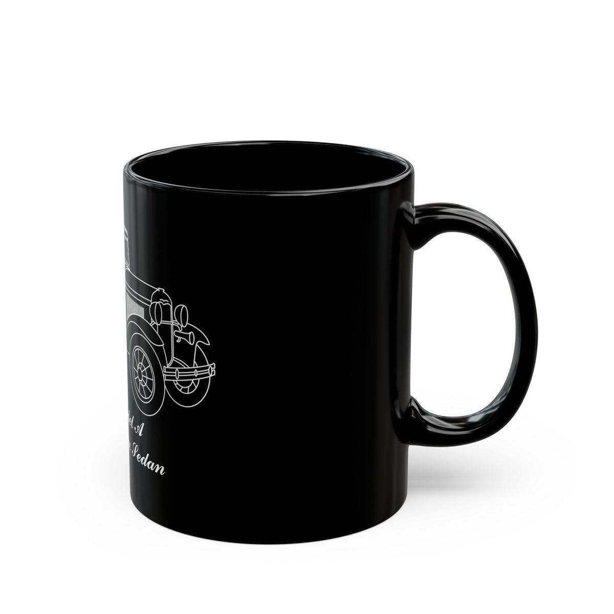 1931 Fordor Town Sedan Black Mug