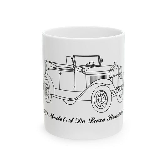 1931 De Luxe Roadster White Mug