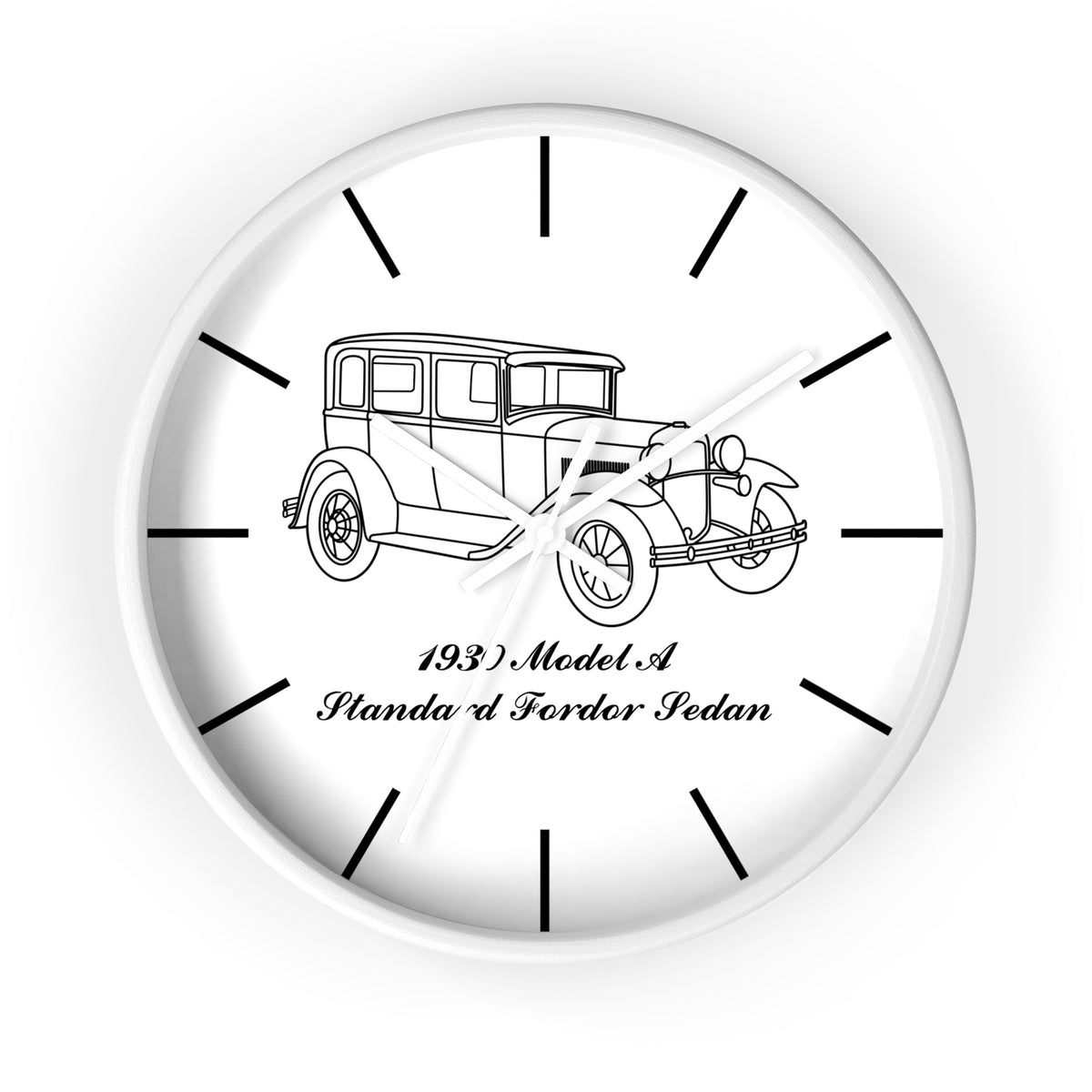 1930 Standard Fordor Sedan Wall Clock