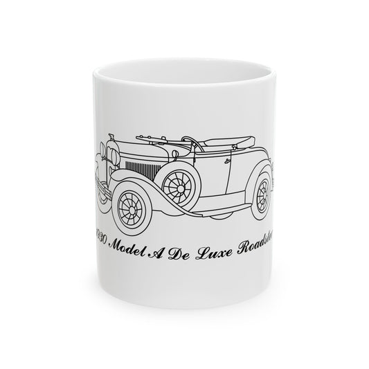 1930 De Luxe Roadster White Mug