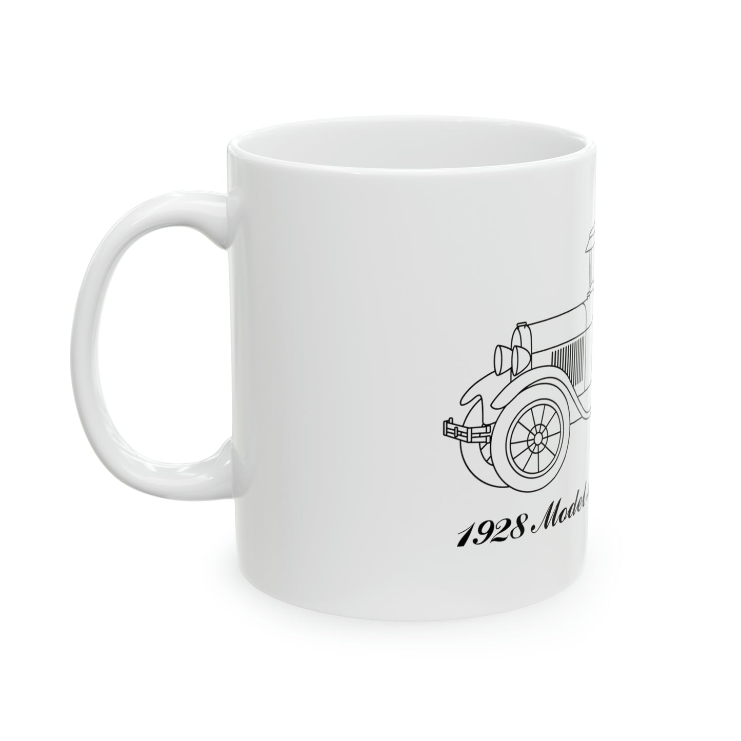 1928 Business Coupe White Mug