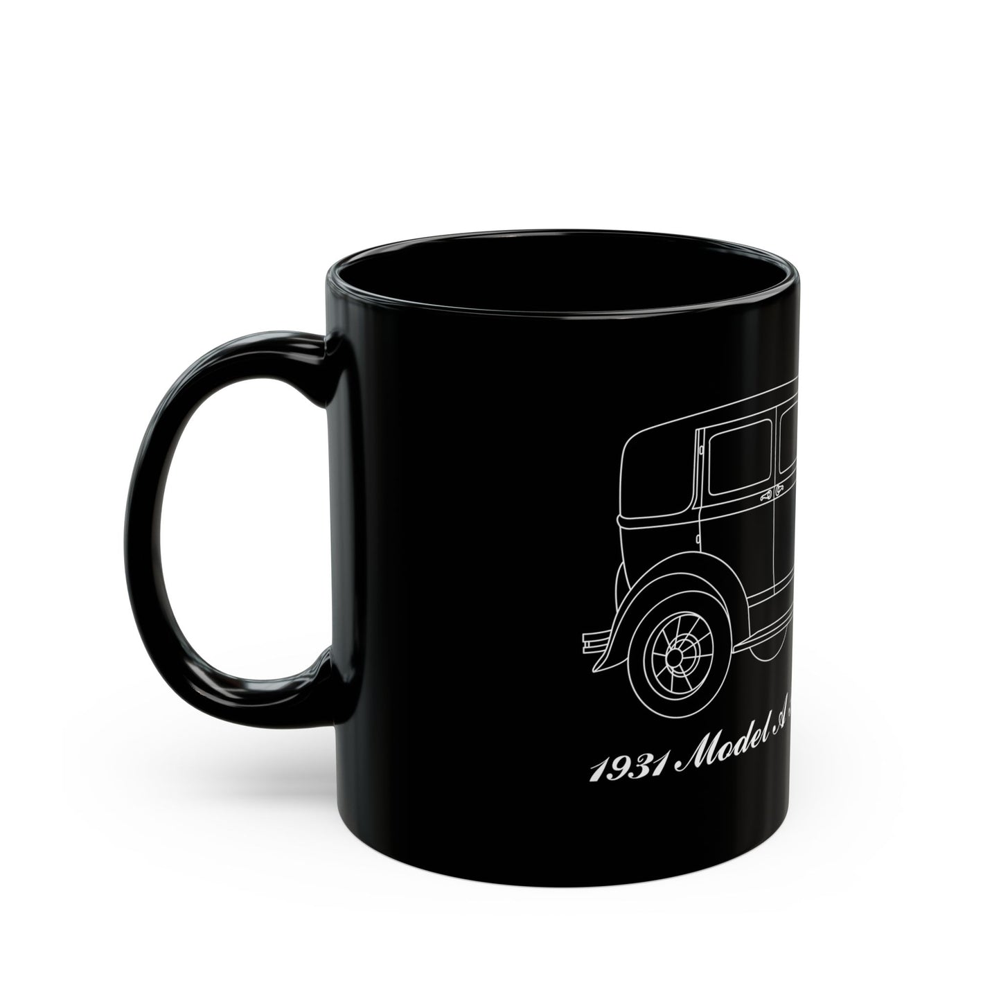 1931 Fordor Blindback Black Mug