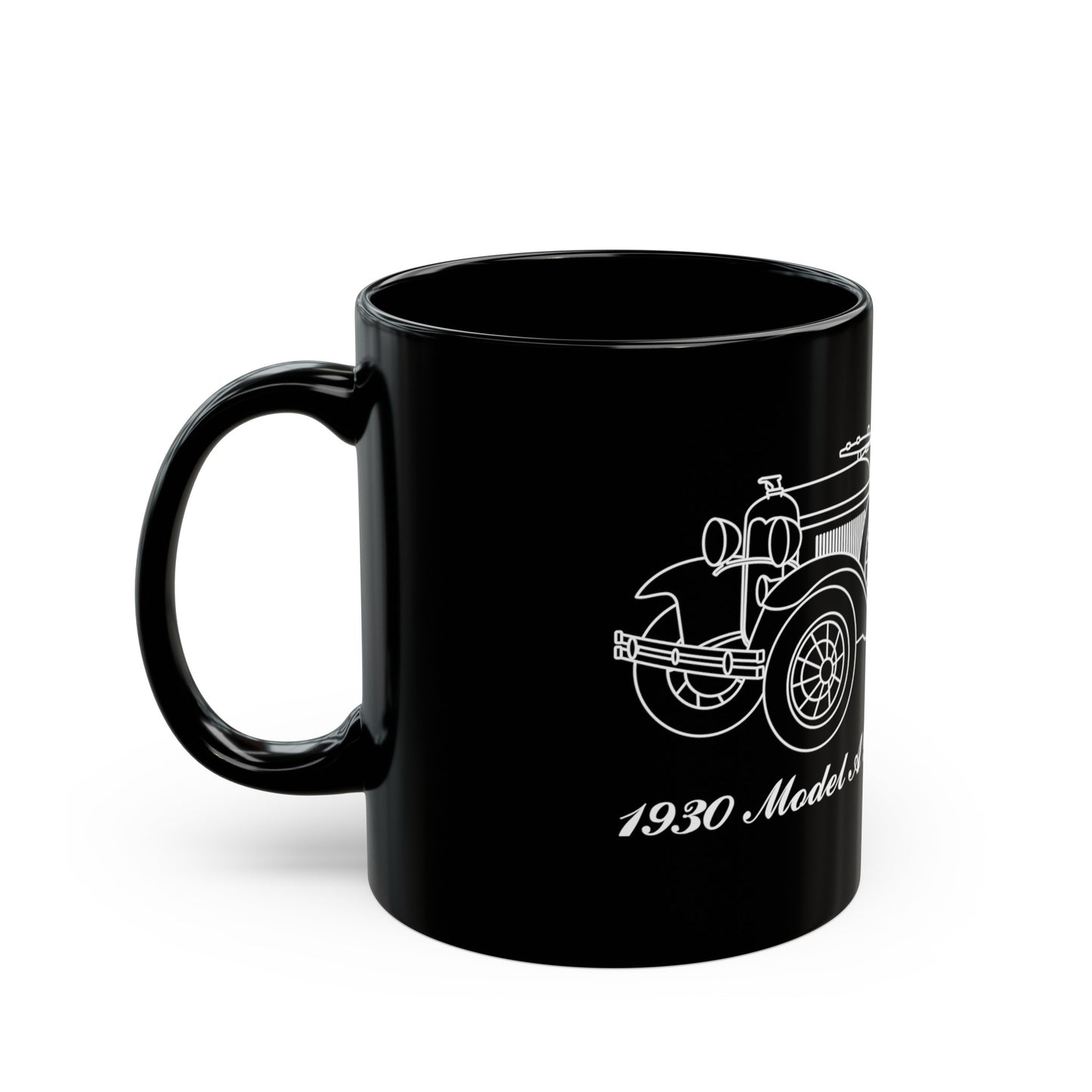 1930 De Luxe Roadster Black Mug