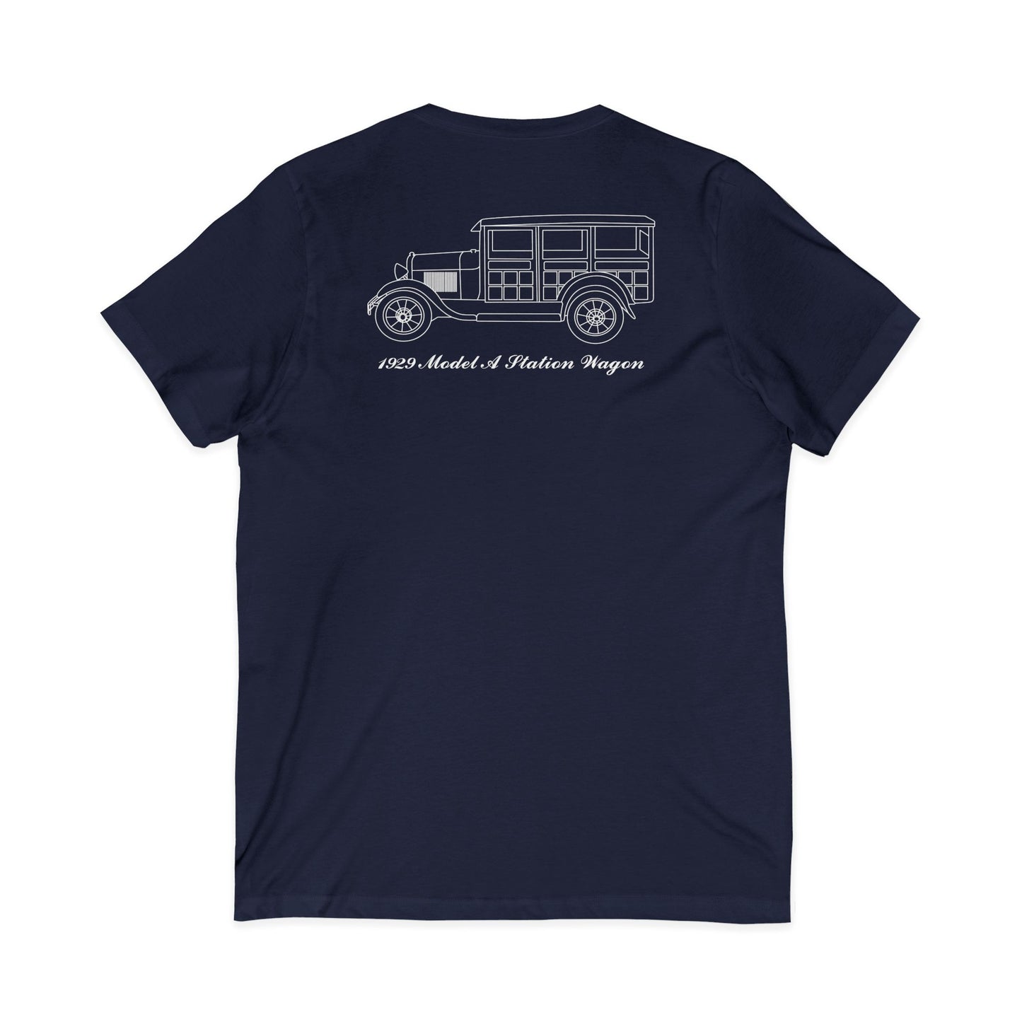 1929 Station Wagon Women's V-Neck Shirt