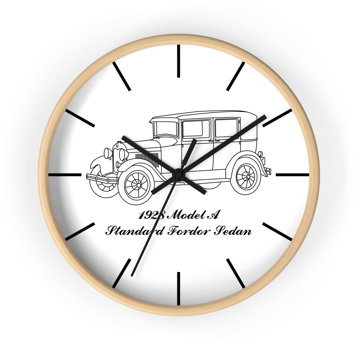 1928 Standard Fordor Sedan Delivery Wall Clock
