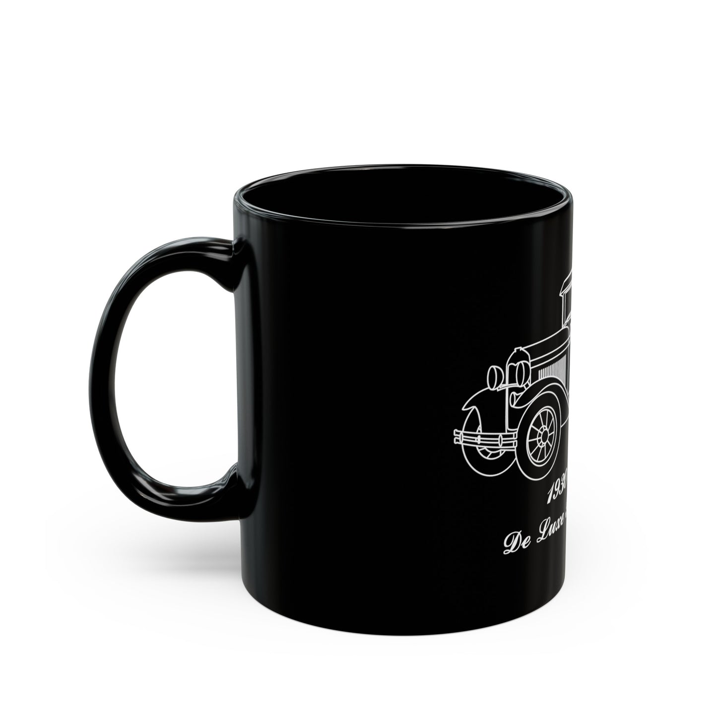 1930 De Luxe Fordor Sedan Black Mug