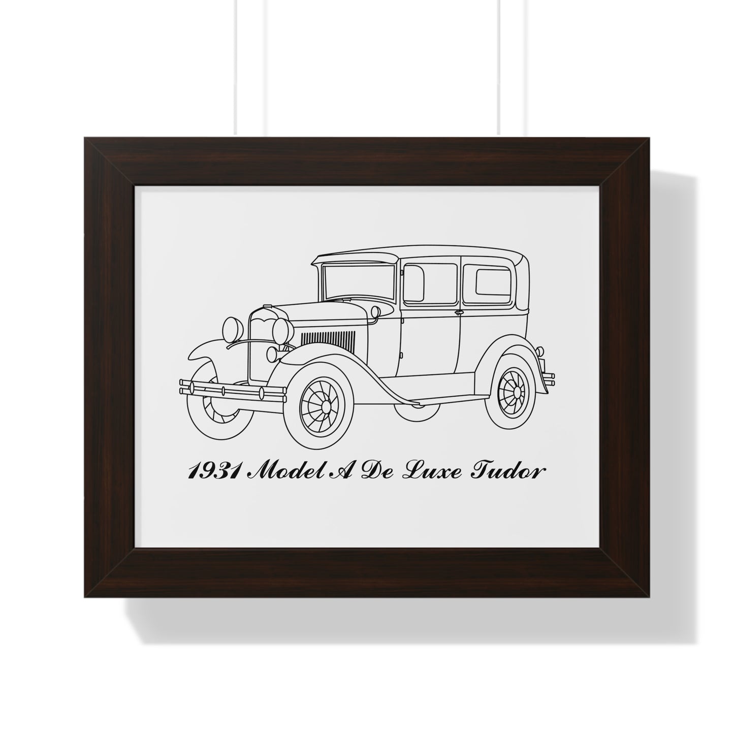 1931 De Luxe Tudor Framed Drawing