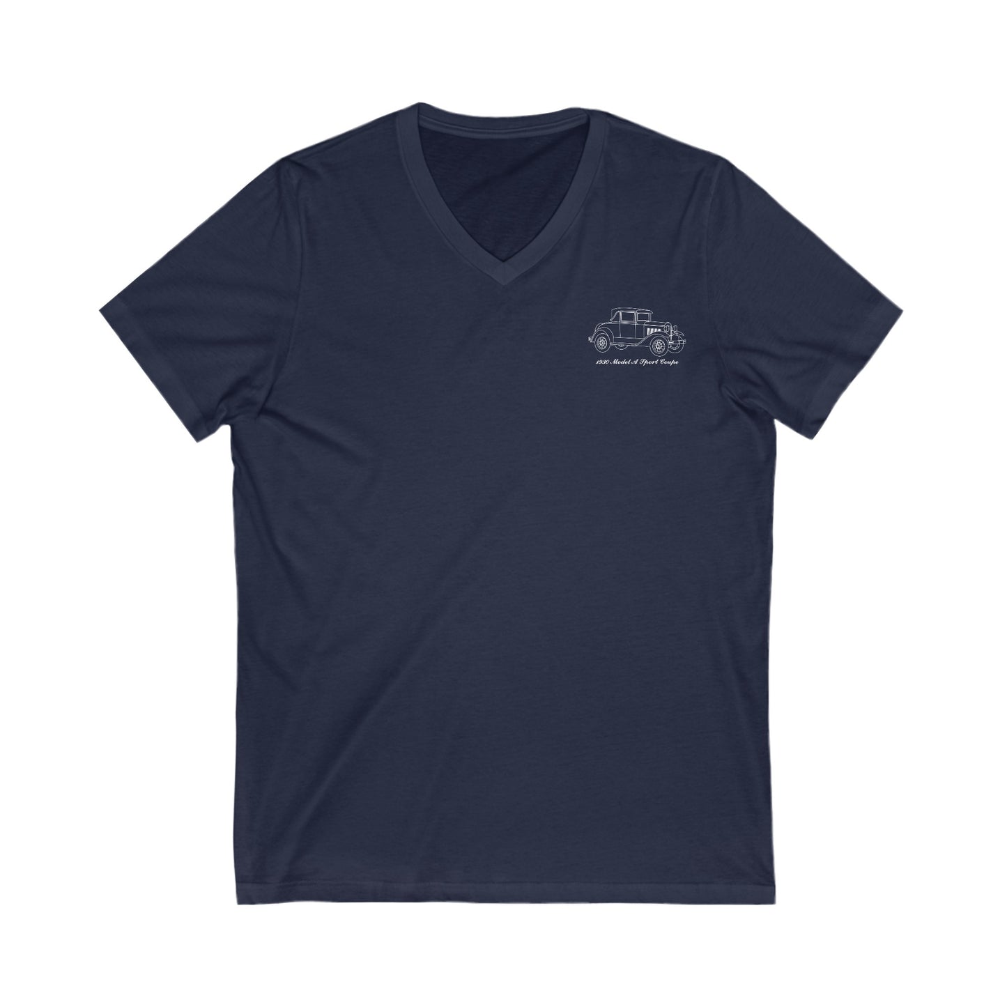 1930 Sport Coupe Women's V-Neck Shirt