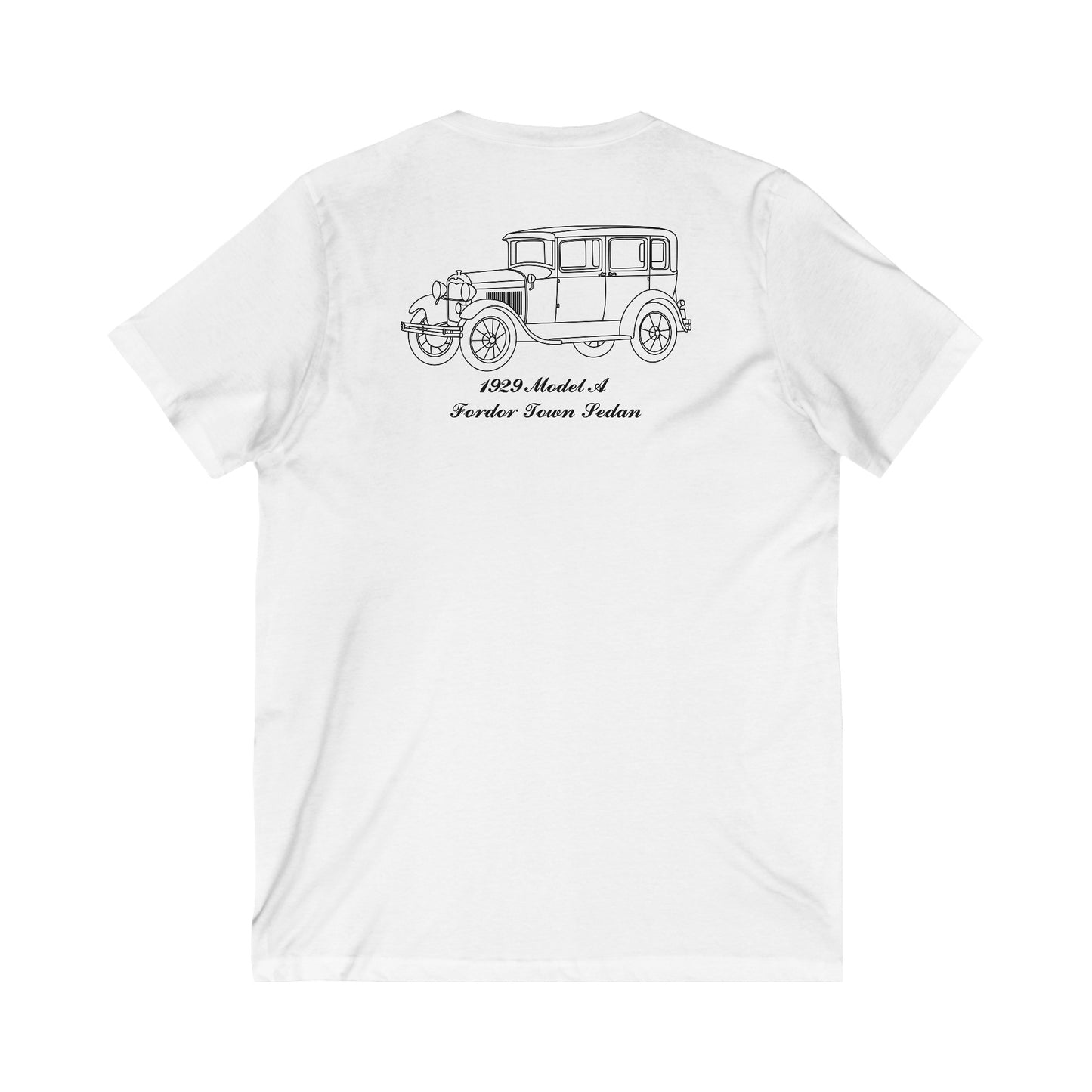 1929 Fordor Town Sedan Women's V-Neck Shirt