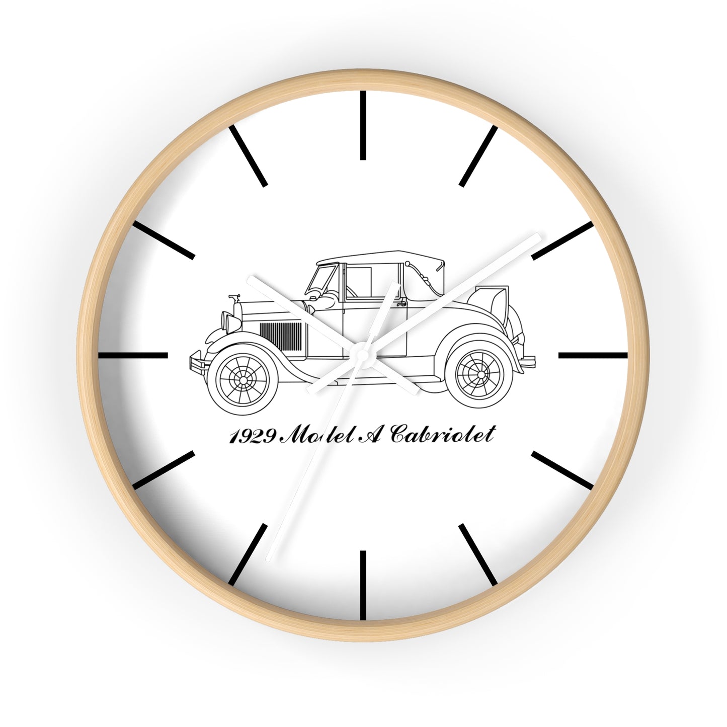 1929 Cabriolet Wall Clock