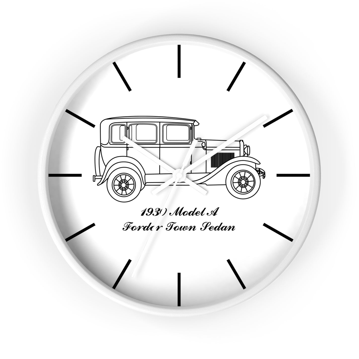1930 Fordor Town Sedan Wall Clock