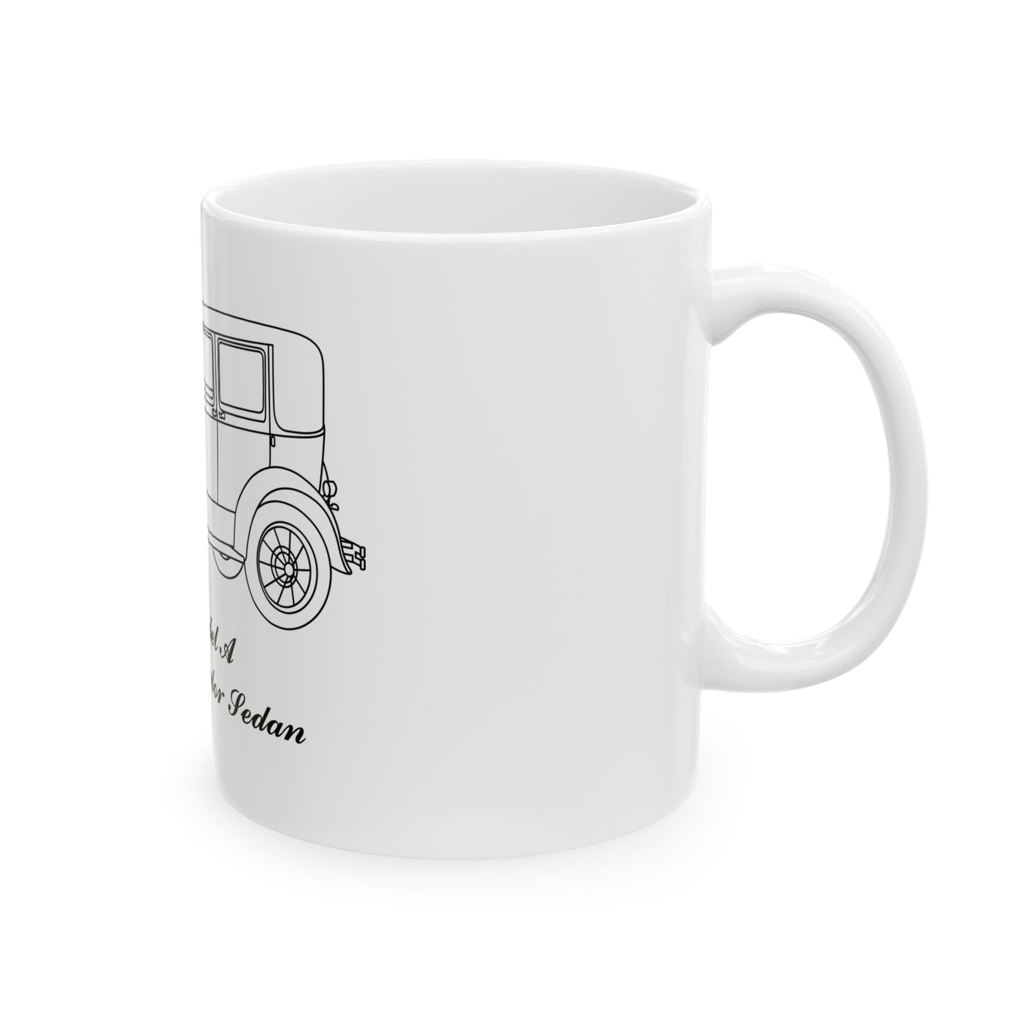 1929 Standard Fordor Sedan (2-Window) White Mug