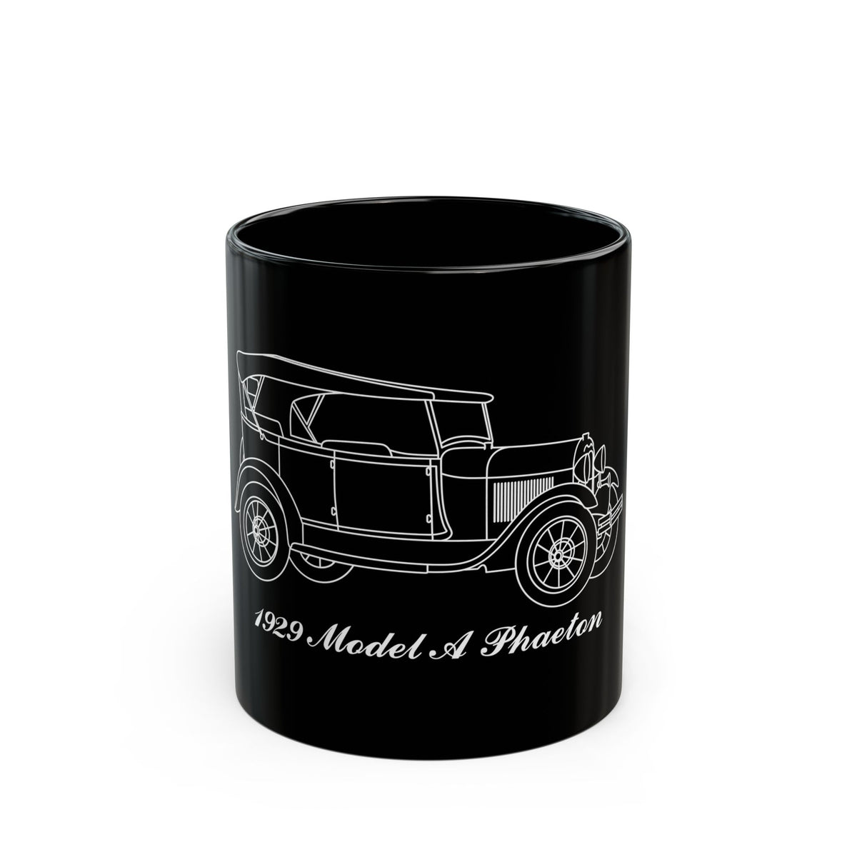 1929 Phaeton Black Mug
