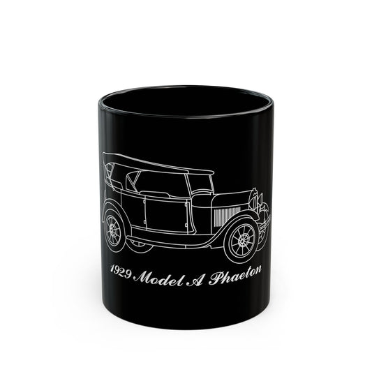1929 Phaeton Black Mug