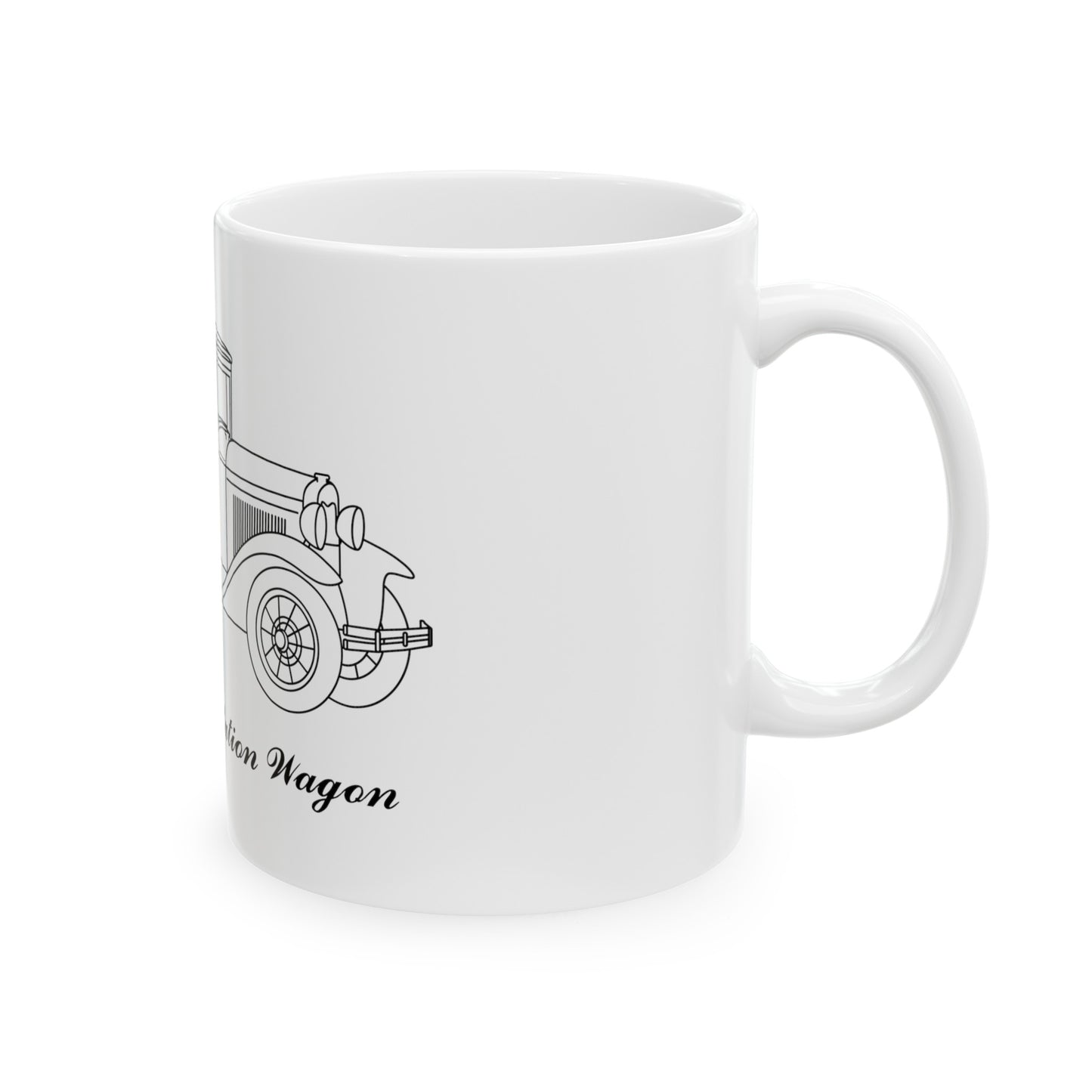 1931 Station Wagon White Mug