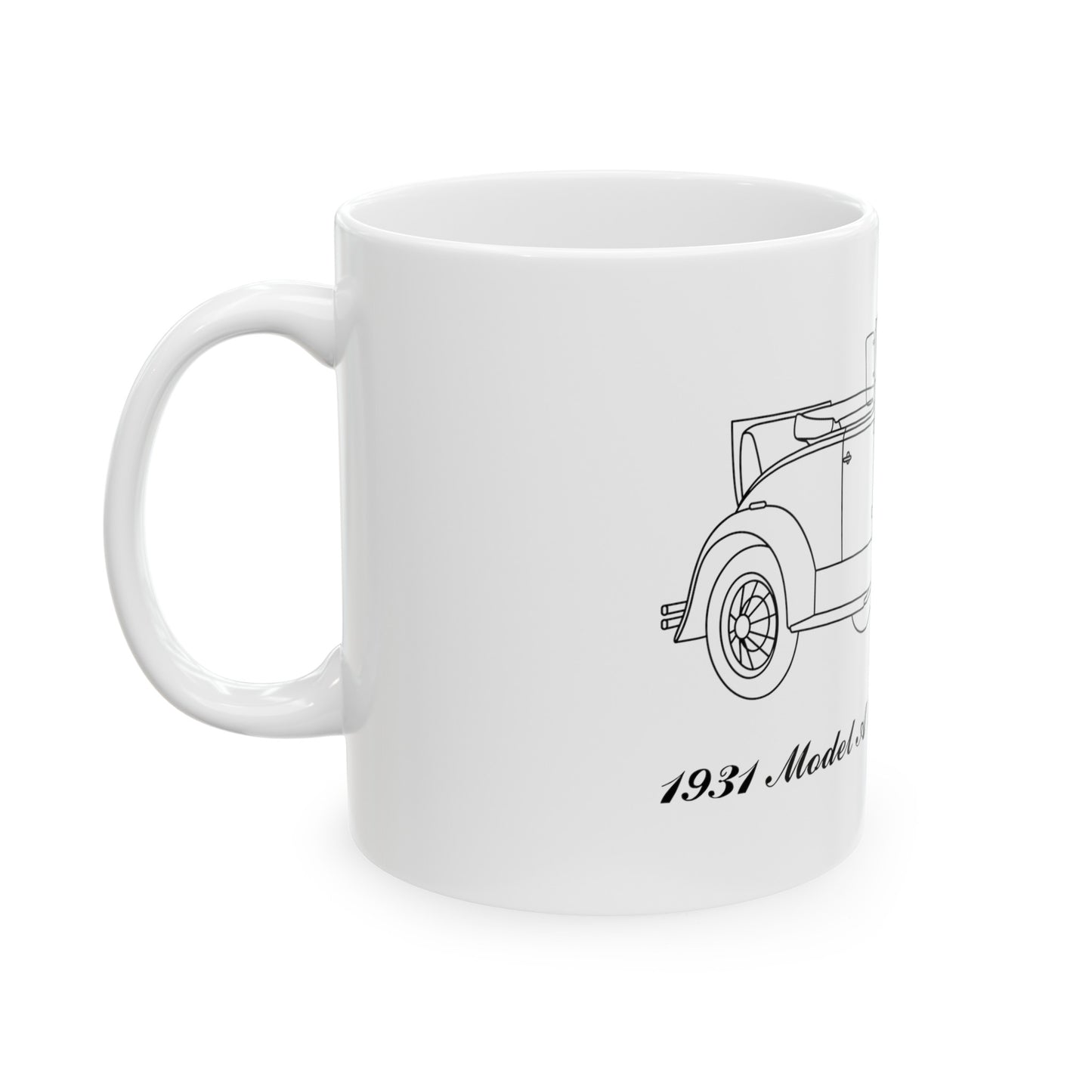 1931 De Luxe Roadster White Mug